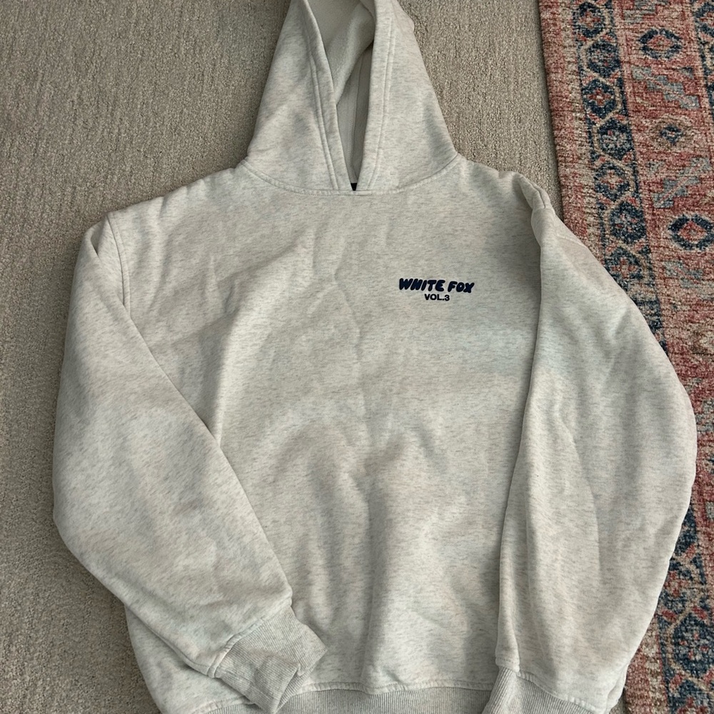 White Fox Boutique Gray Hoodie